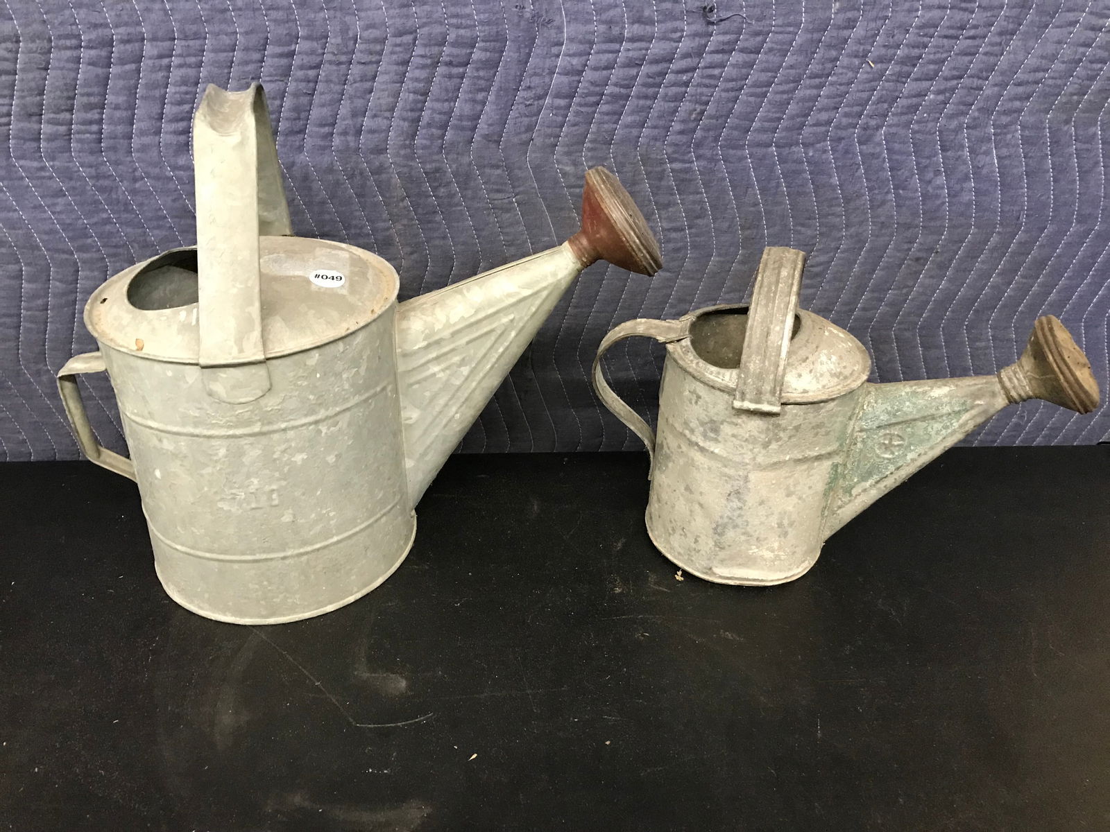 2 Galvanized Watering Cans (1 of 2)