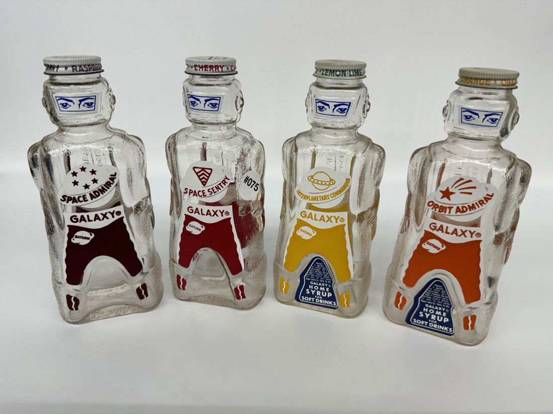4 Galaxy Soft Drink Syrup Bottles (1 of 7)