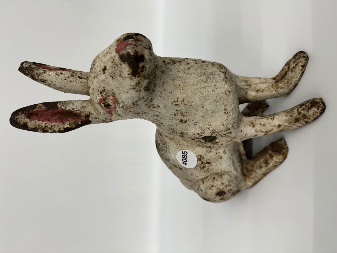 Cast Iron Rabbit: 11" x 10"