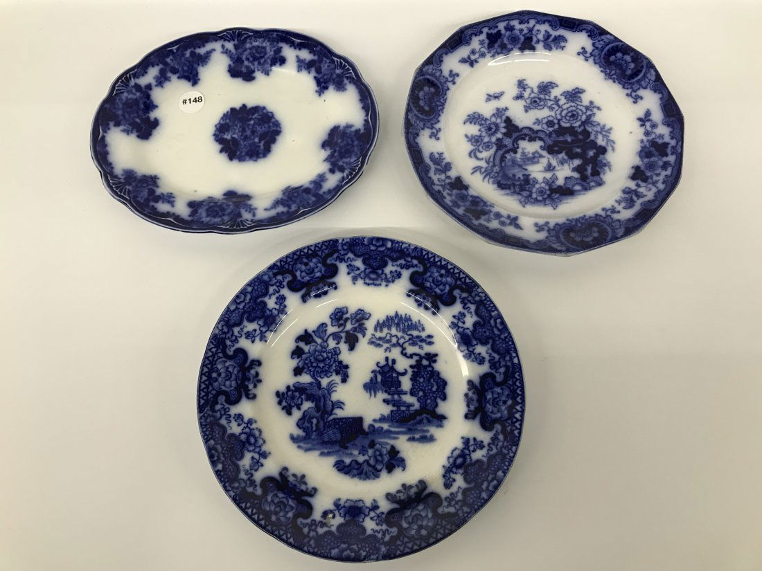 3 Pcs Flow Blue (1 of 5)