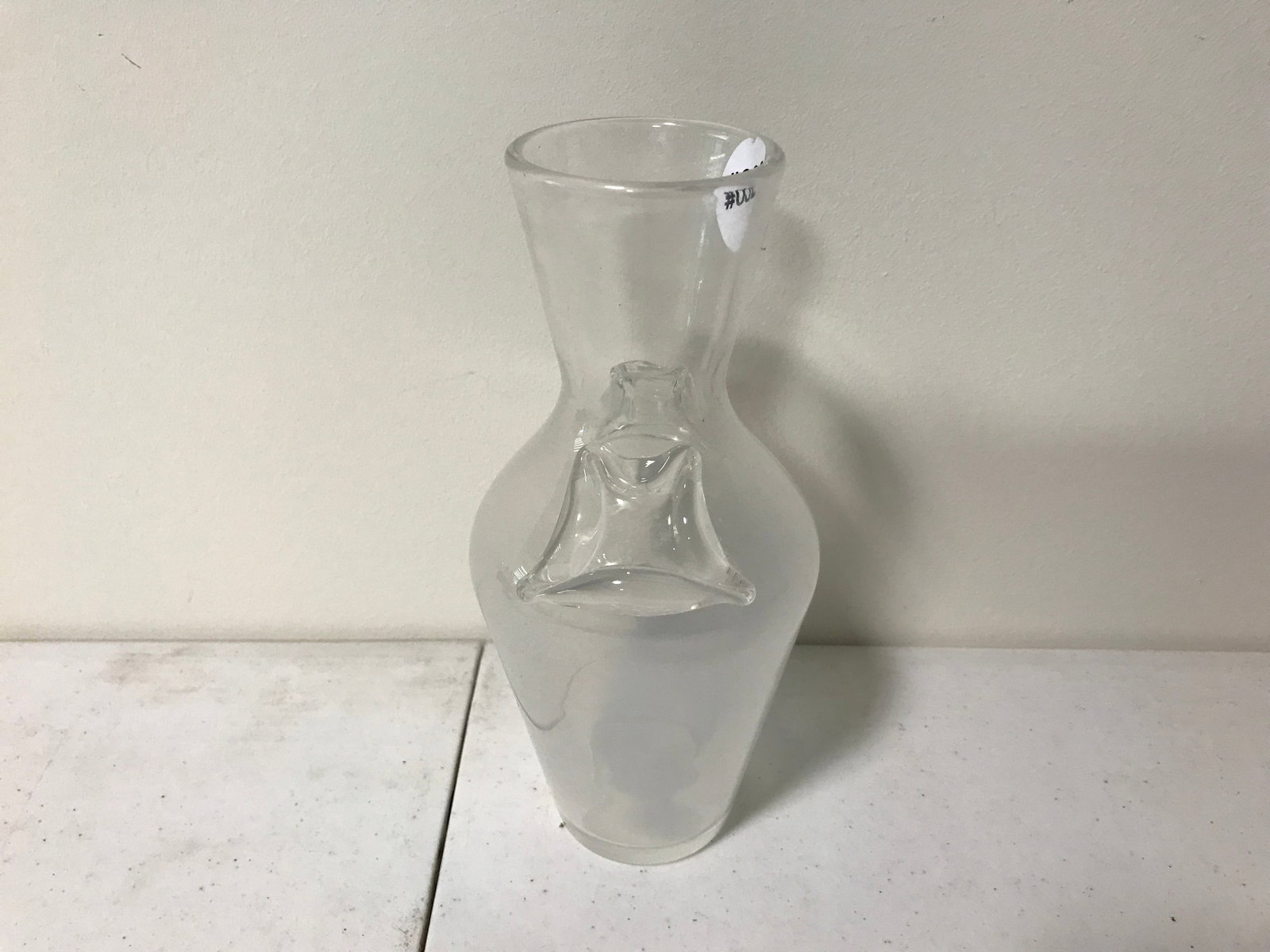 Steuben Vase: marked on base, 8"H.