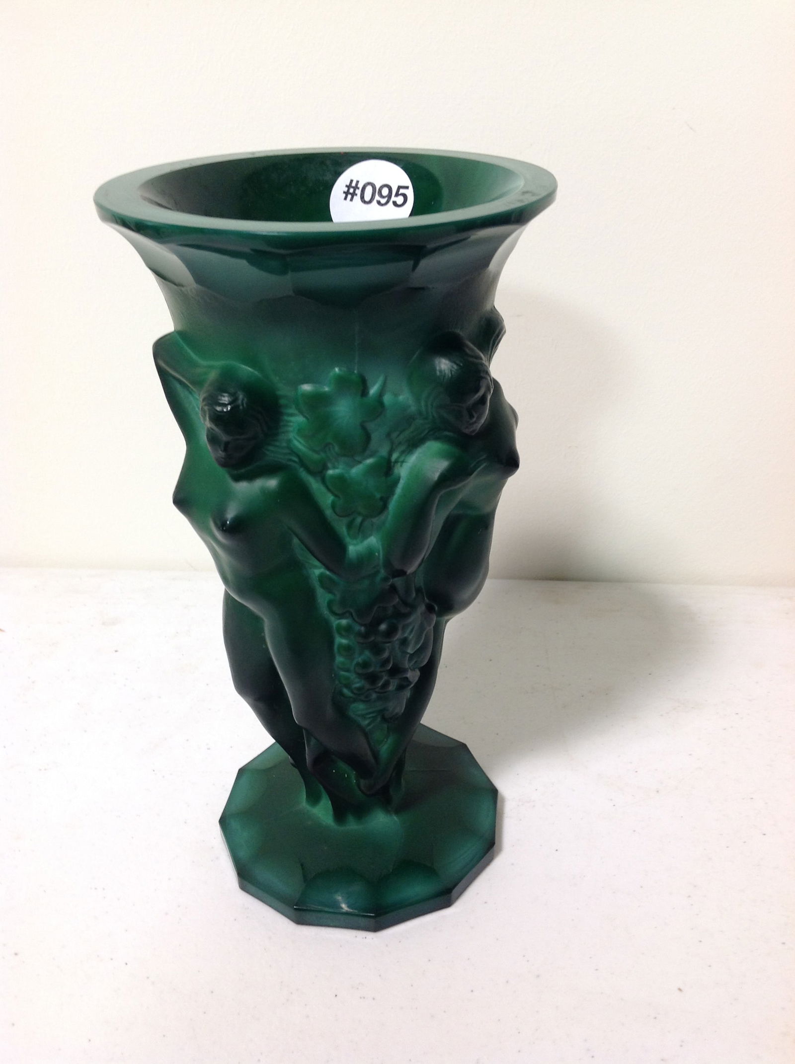 Malachite Czech Vase (1 of 4)