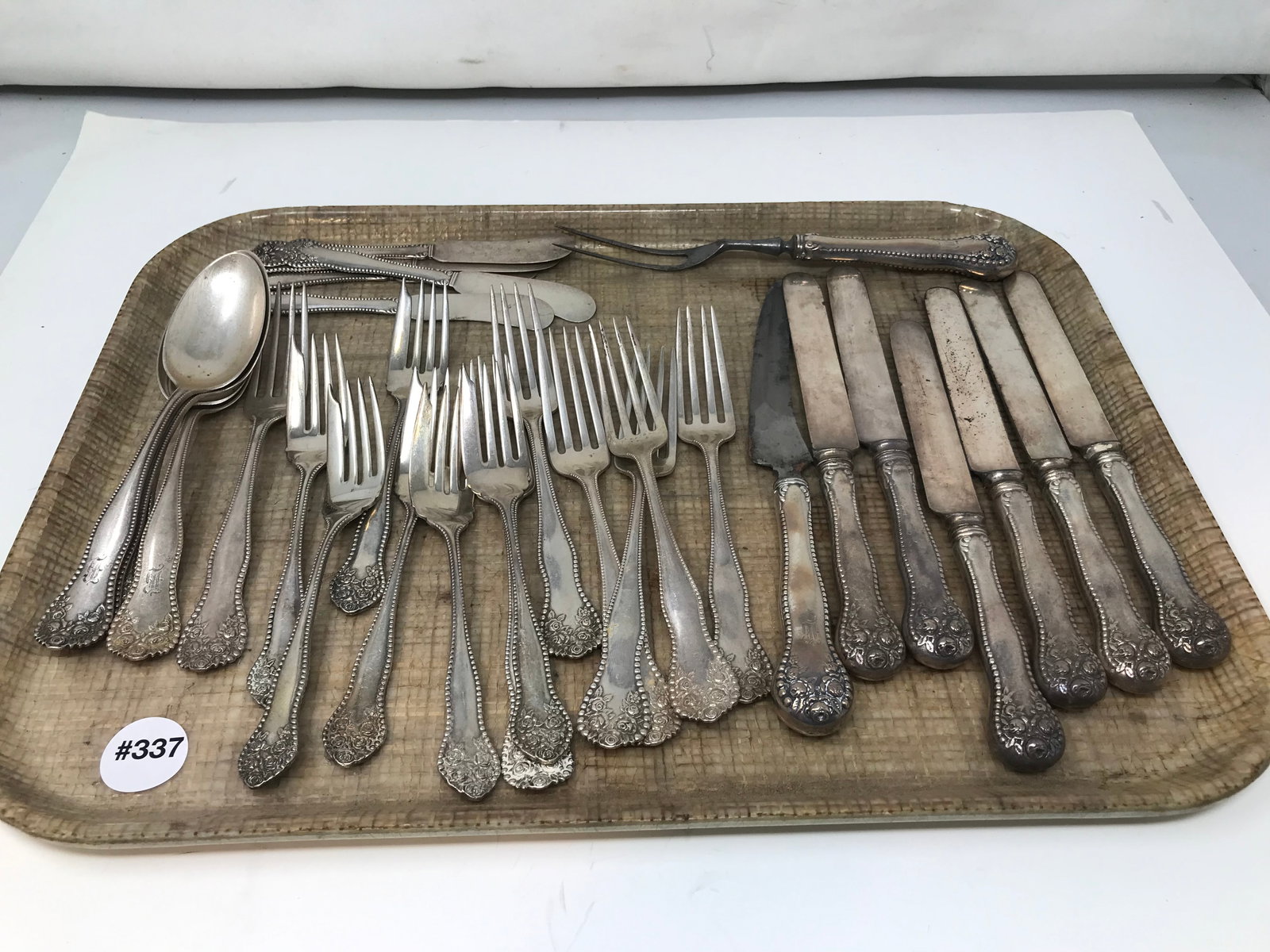 30 Pcs Sterling Flatware Set (1 of 7)