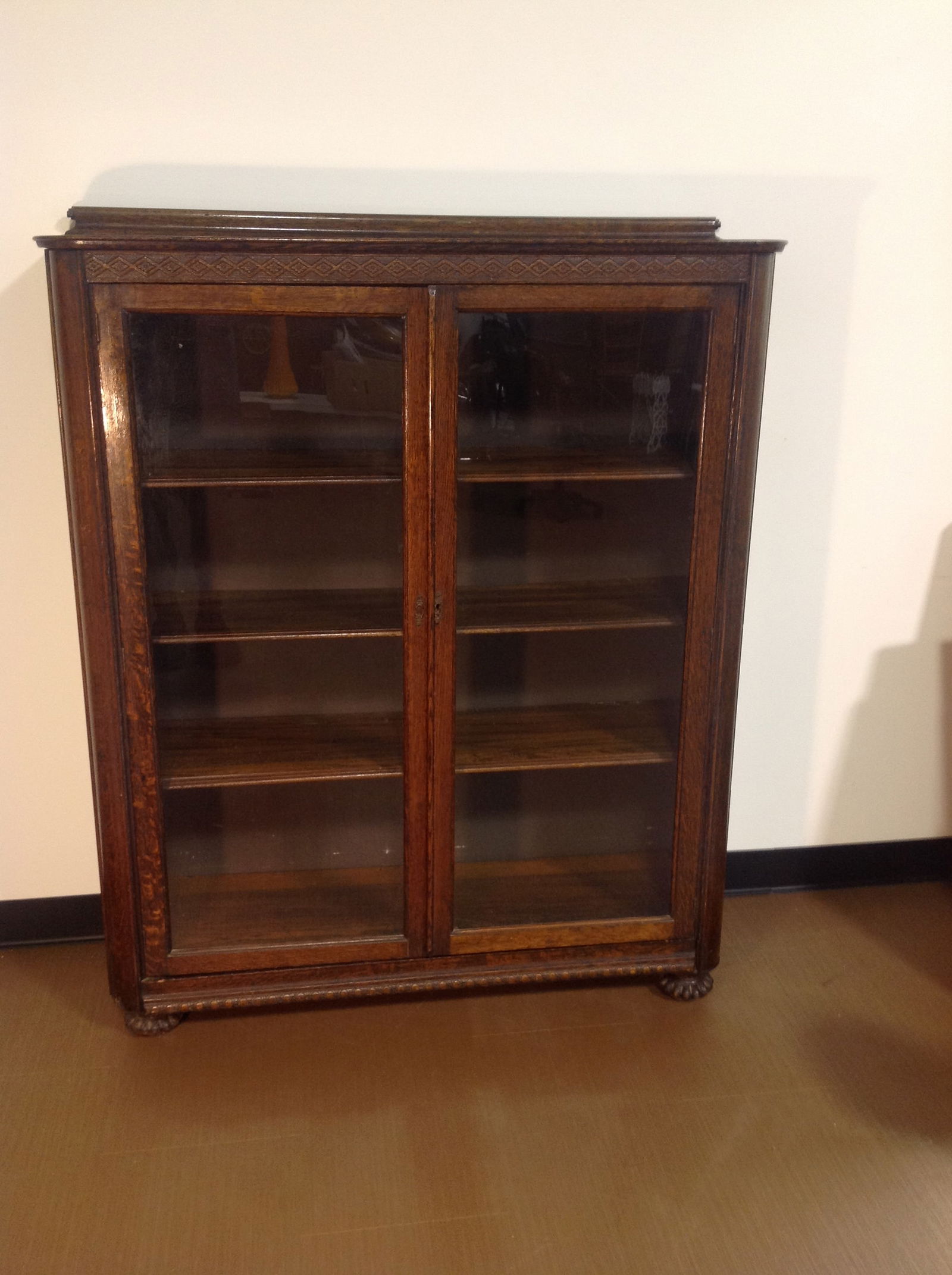 Antique Oak Bookcase (1 of 7)