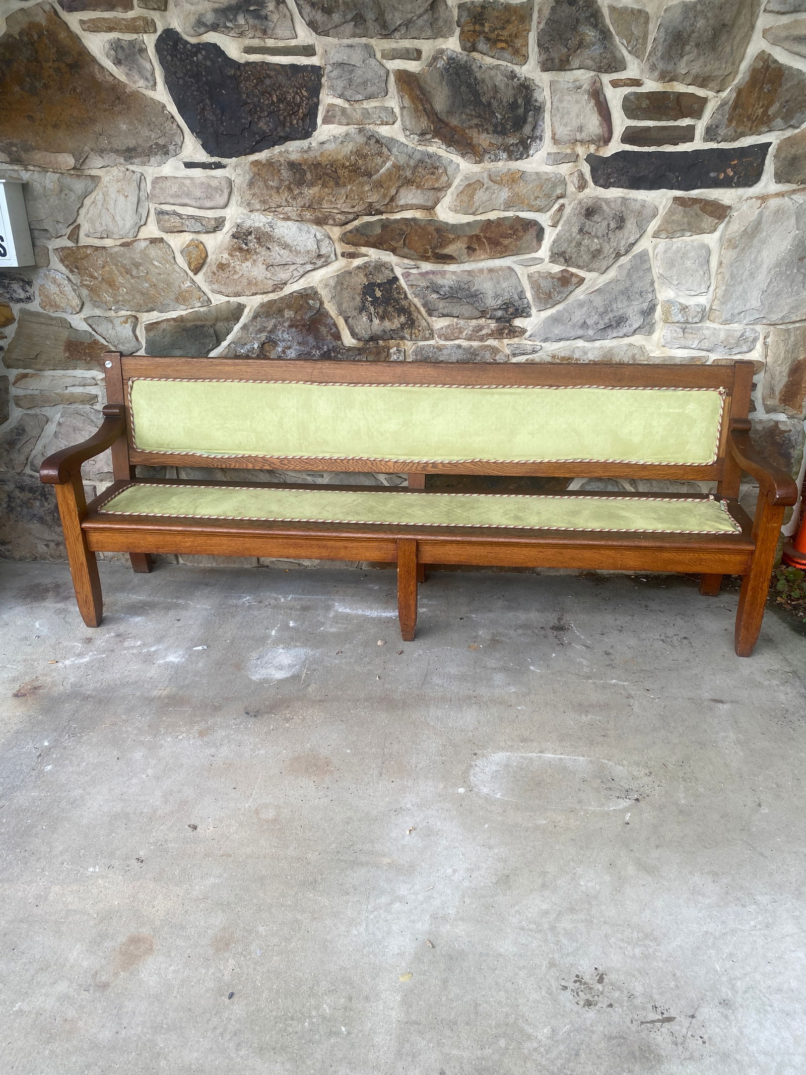 Antique Oak Bench (1 of 7)