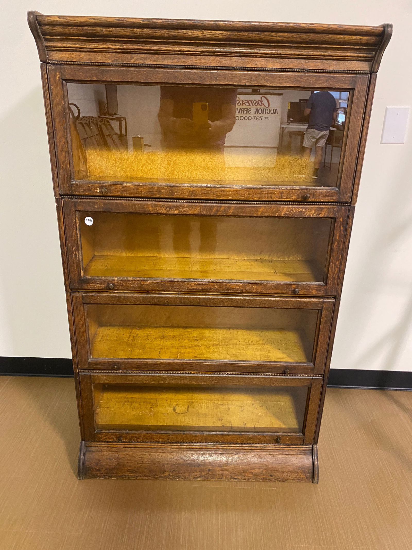 Antique Oak Hale Barrister Bookcase (1 of 6)