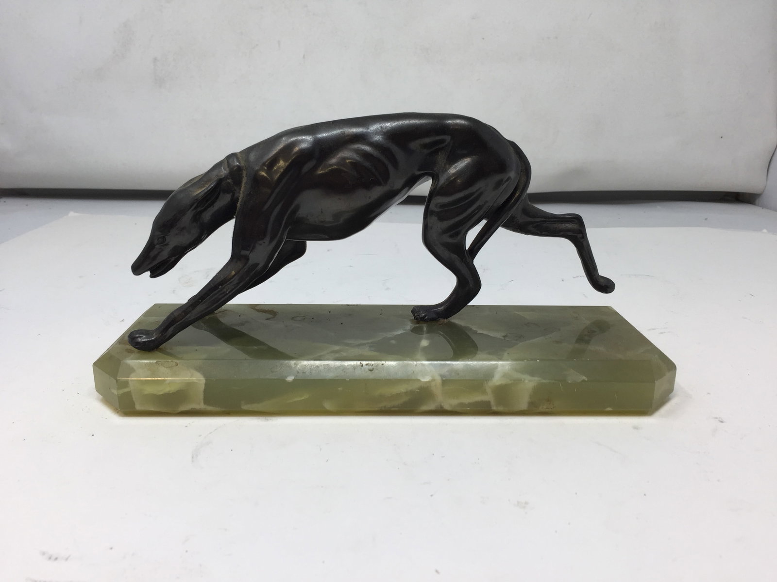 Bronze Art Deco Greyhound (1 of 3)