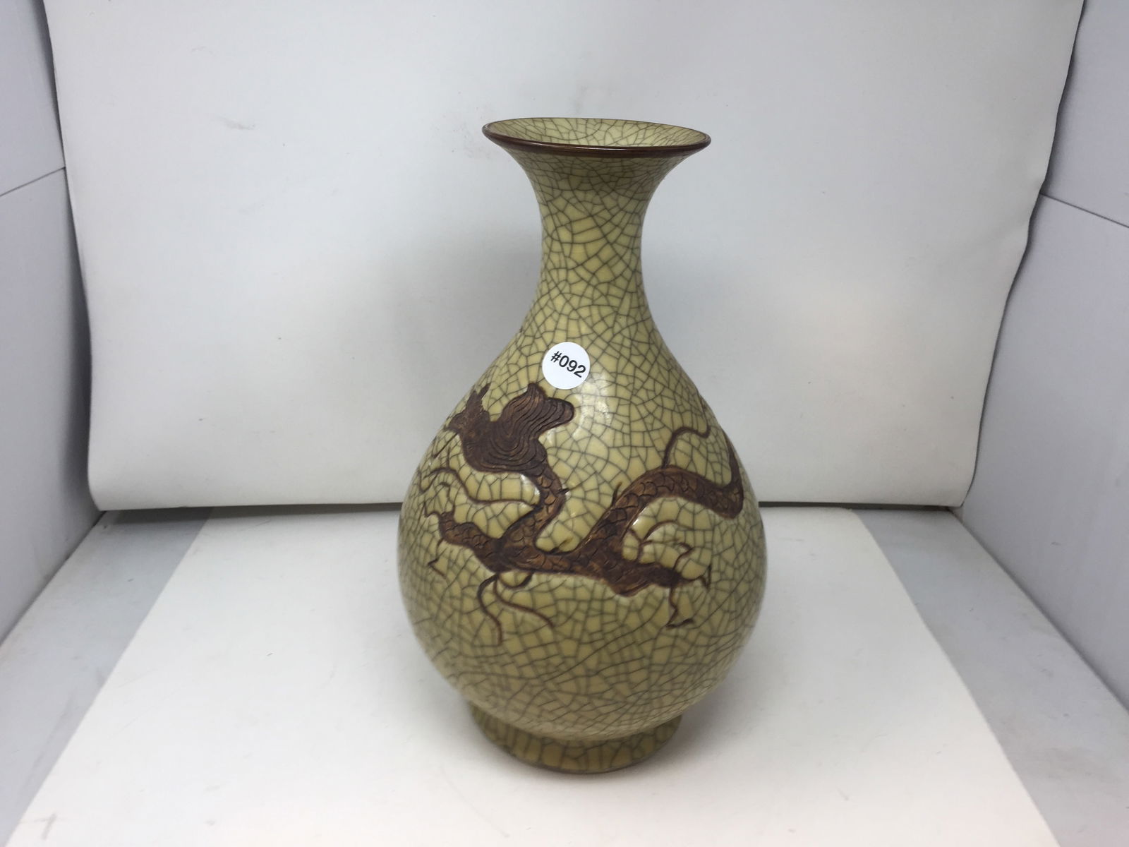 Oriental Pottery Dragon Vase (1 of 5)