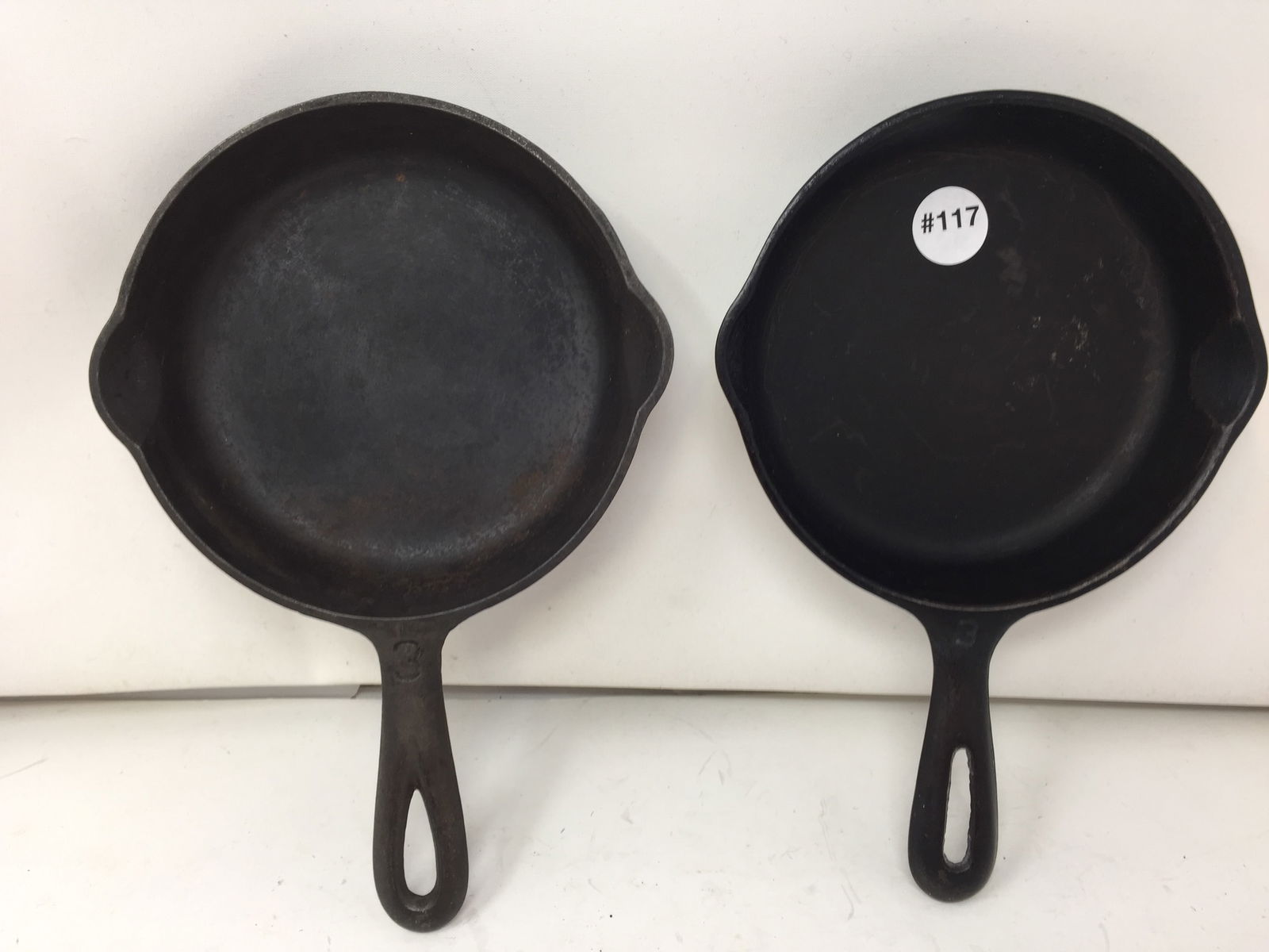 2 Cast Iron Frying Pans (1 of 4)