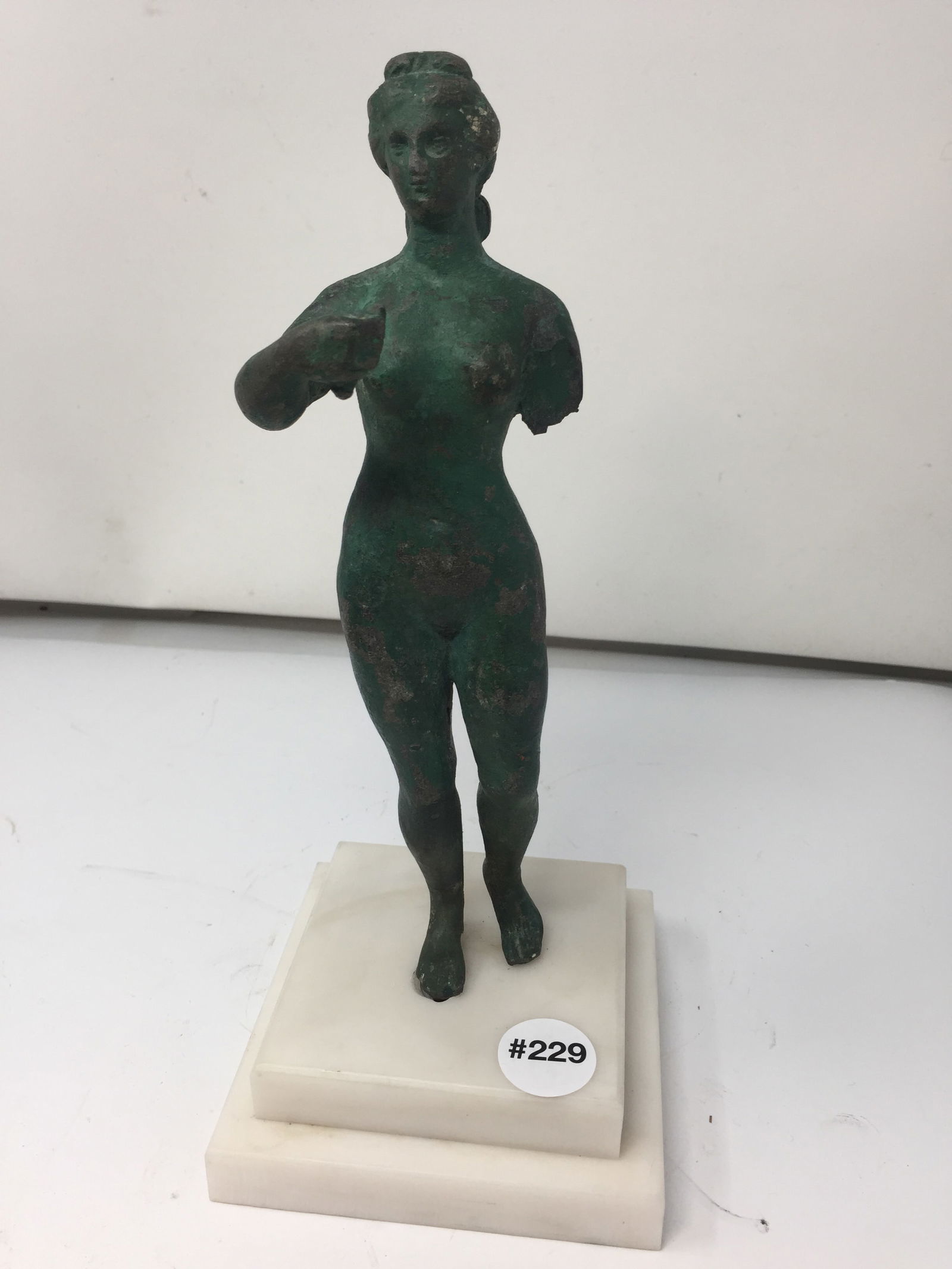 Verdigris Bronze Statue (1 of 6)