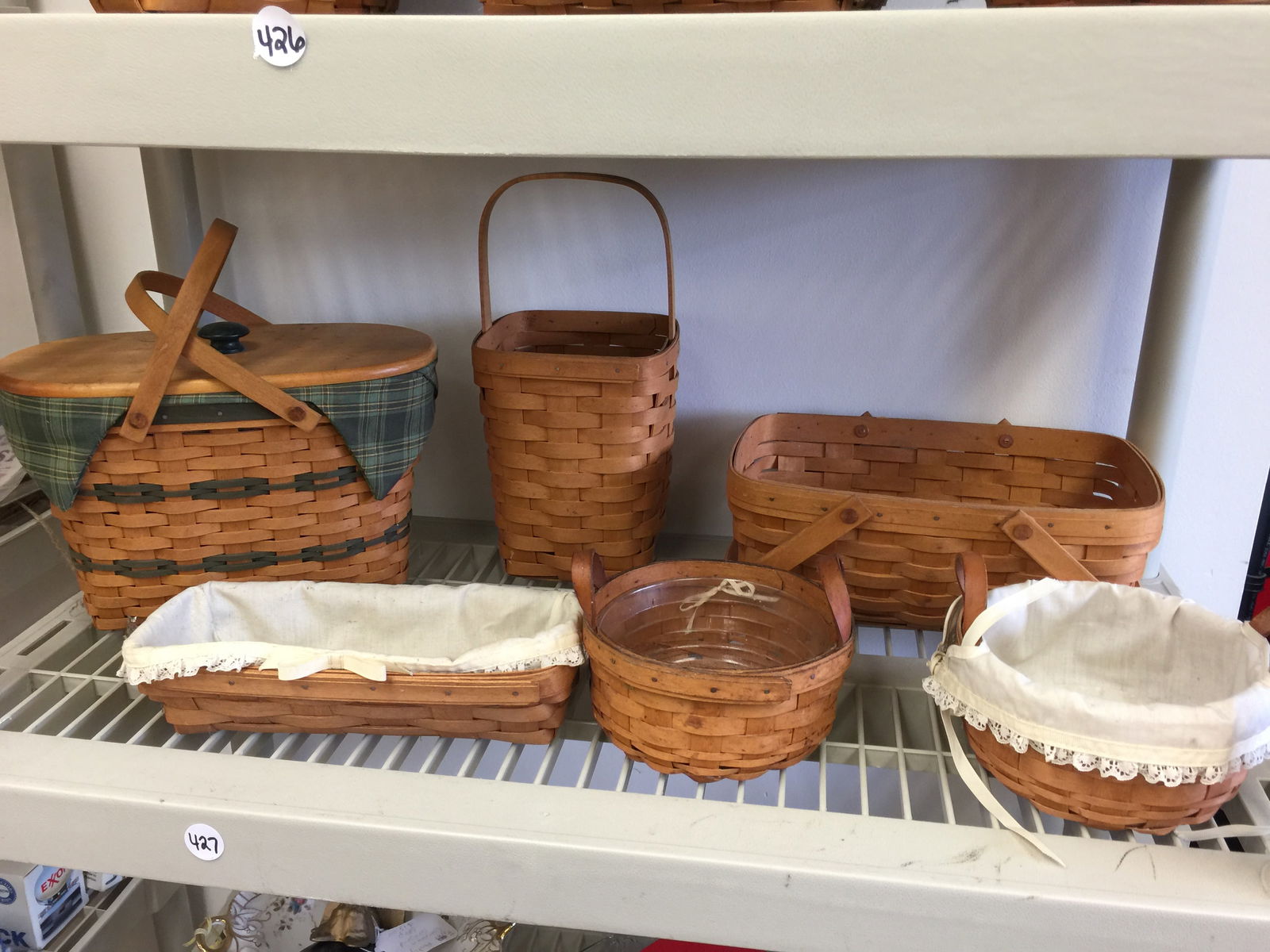 5 Longaberger Baskets (1 of 1)