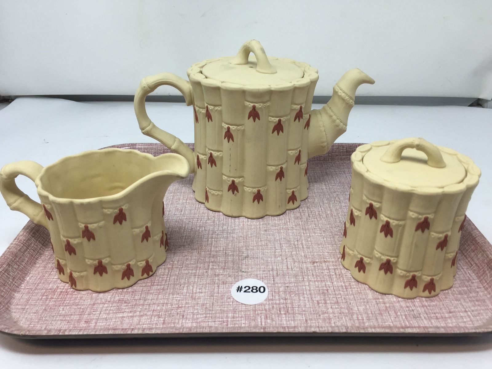 Wedgwood Bamboo Teaset (1 of 3)