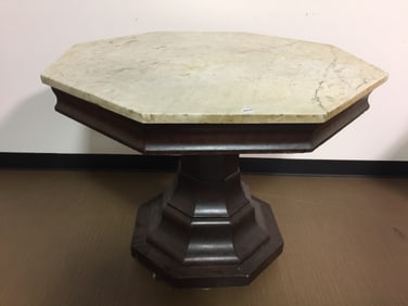 Mahogany Empire Octagonal Table