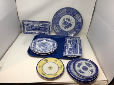 Grouping of Spode Blue & White China