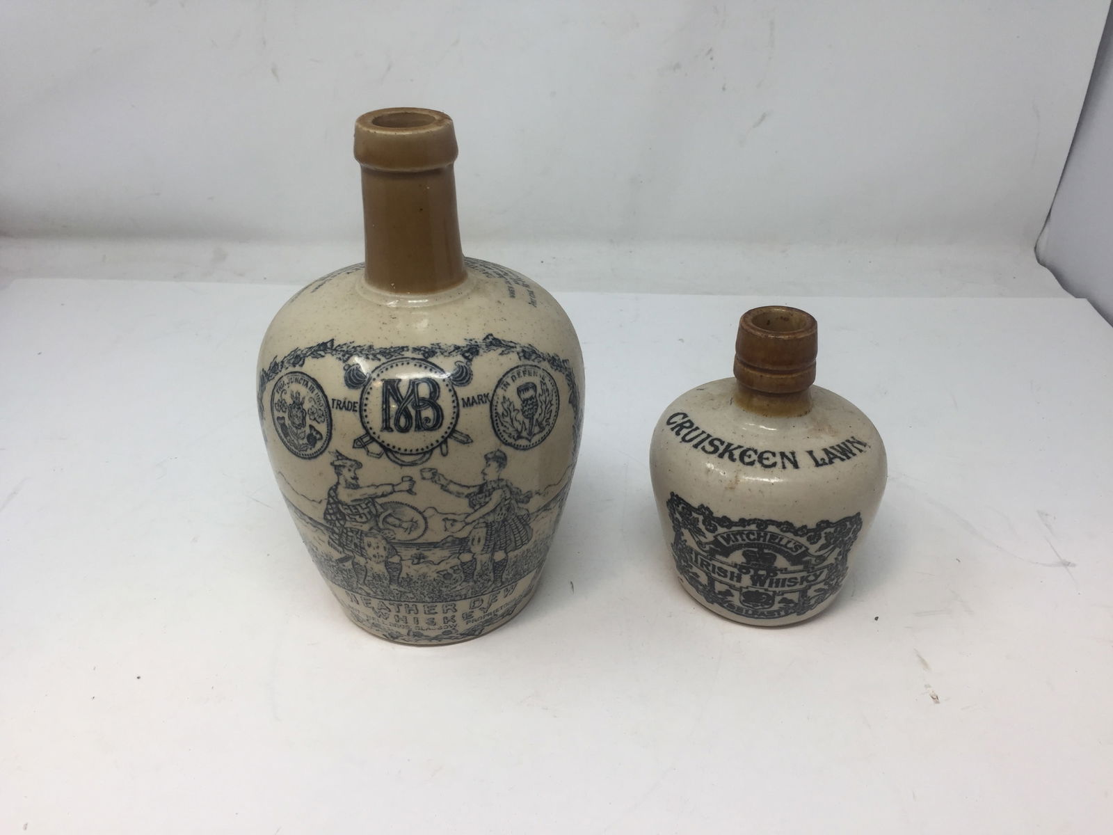 2 Stoneware Advertising Jugs (1 of 4)