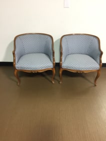 Pair of French Provincial Carved Chairs