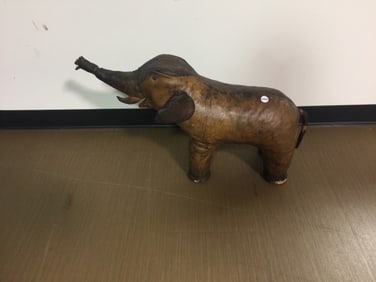 Abercrombie & Fitch Elephant Leather Ottoman