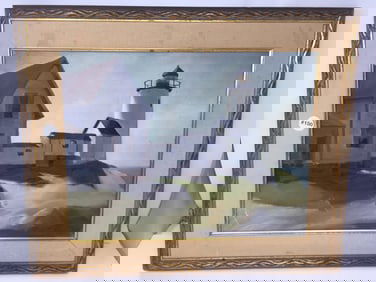 Antique/Vintage Oil on Board Painting