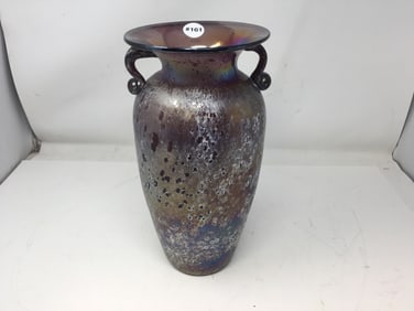 Blown Art Glass Urn Vase