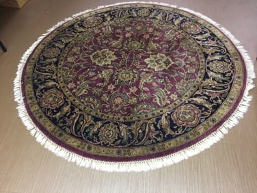 Round Oriental Carpet