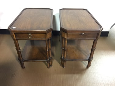 Pair of Walnut End Tables