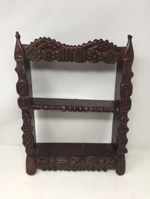 Carved Tramp Art Ahelf