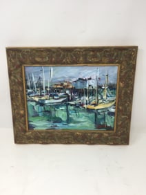 Signed Oil On Canvas