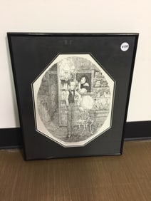 Vintage " Professor Moriarty " Print