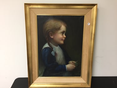 Signed Portrait Painting