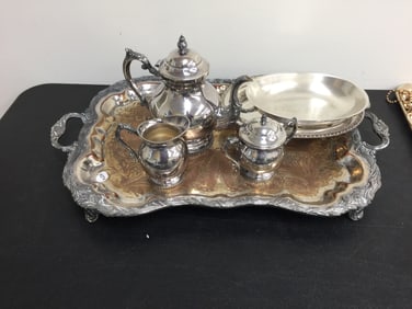 Silverplate Teaset