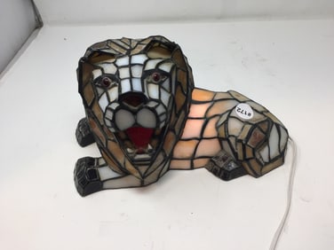 Lion Leaded Lamp