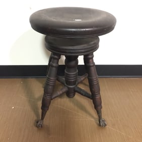 Antique Piano Stool
