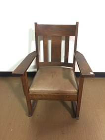 Antique Mission Oak Rocker