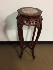 Asian Marble Top Stand