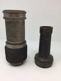 2 Antique Fire Nozzles