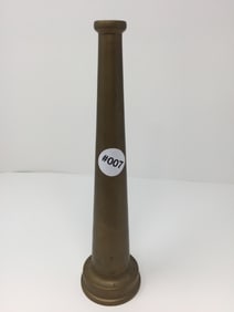 Antique Brass Fire Nozzle