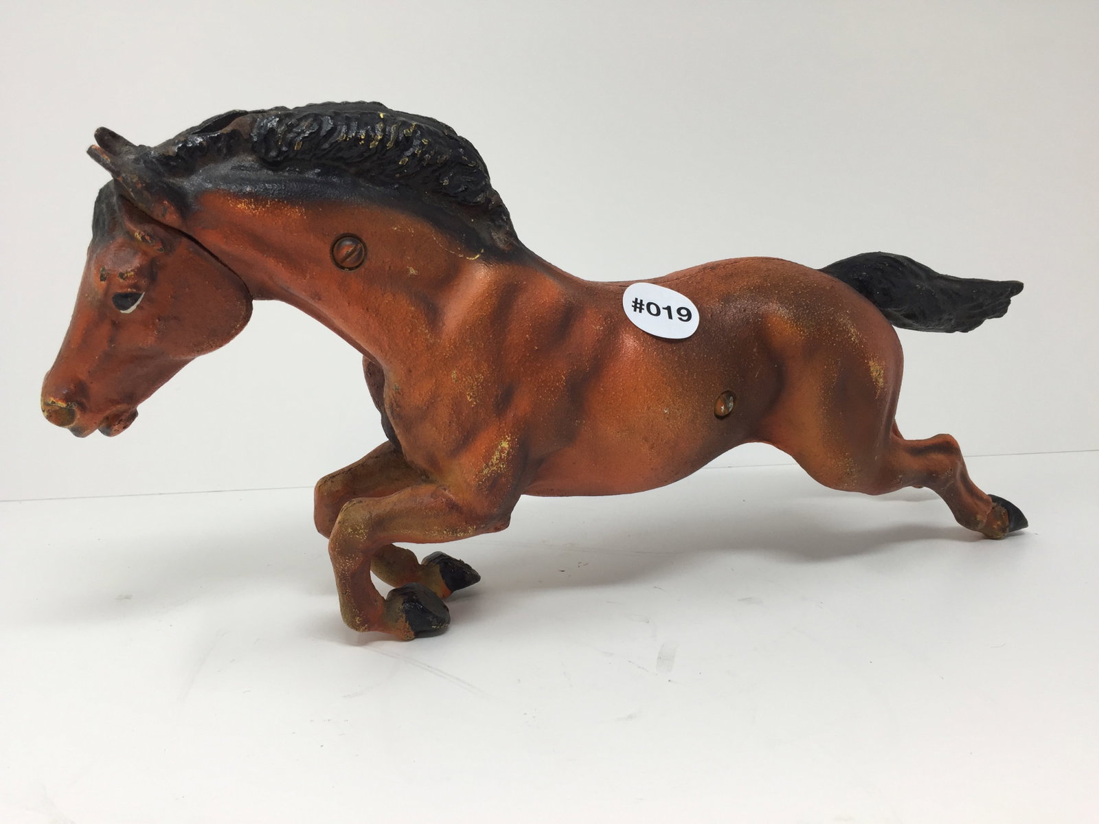 Cast Iron Horse Door Stop: 6" x 14".