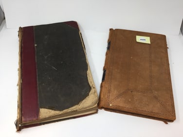 2 Antique Ledgers