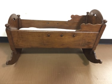 Antique Walnut Cradle