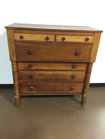 Sheraton Chest with Tiger Maple