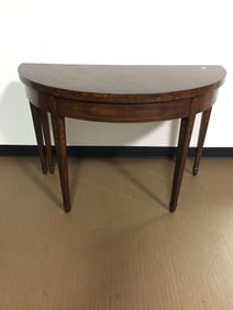 Mahogany Games Table with Inlay