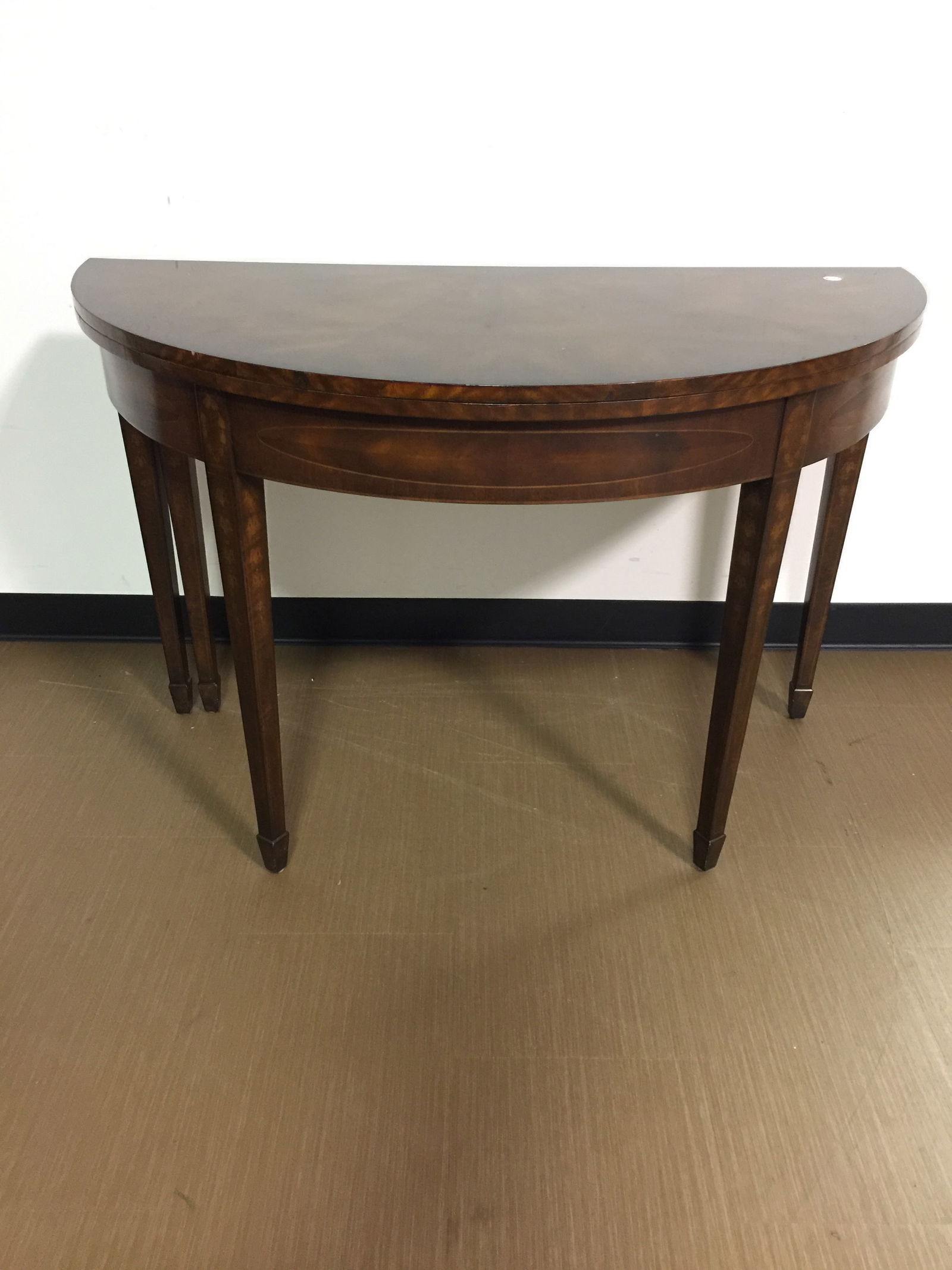 Mahogany Games Table with Inlay (1 of 9)