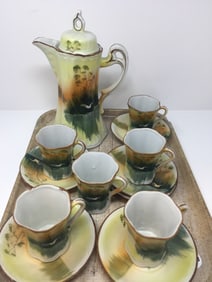 12 Pc Japanese Tea Set