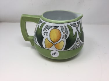 Art Nouveau Artist Signed Lemonade Pitcher
