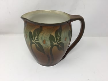 Belleek Willets Artist Signed Pitcher