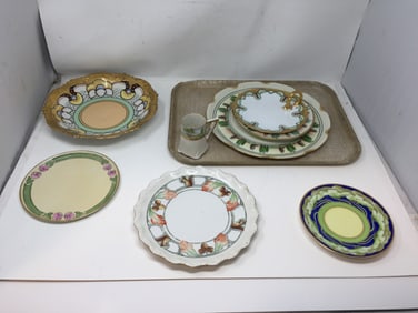 Grouping Art Nouveau Limoges China