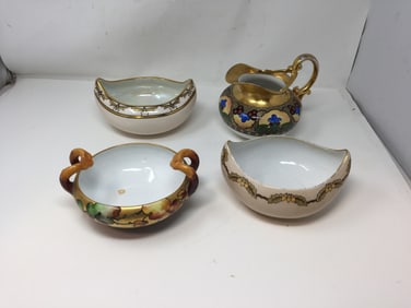 (4) Pcs Art Nouveau China