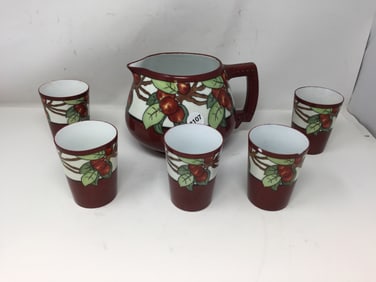 (6) Royal Bavaria Deco Lemonade Set