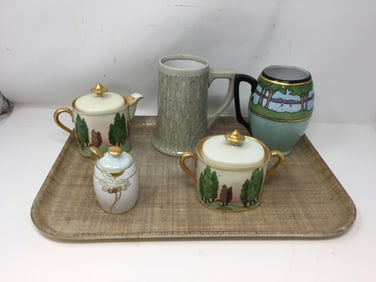 (5) Pcs Art Nouveau China