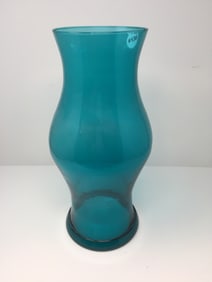 MCM Blue Glass Hurricane Shade
